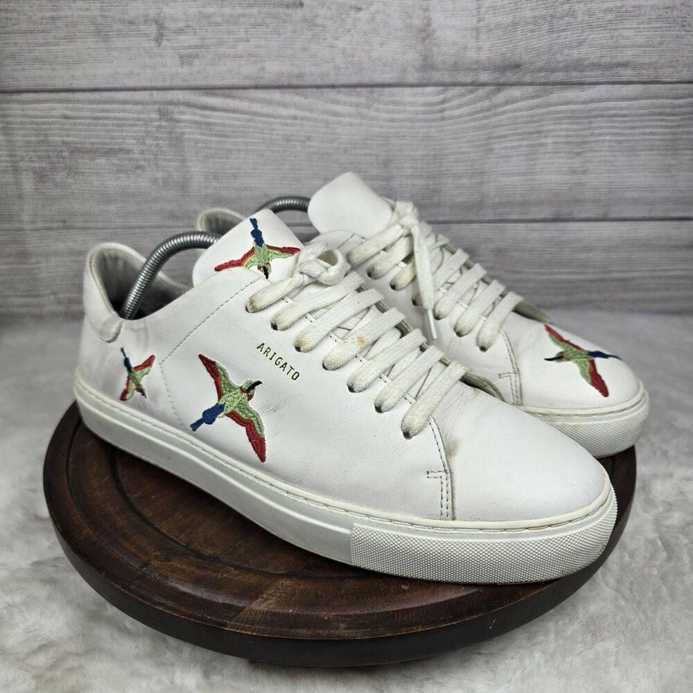 Axel Arigato Clean 90 B Bird White Leather Low Top Sneakers Casual Shoes Size 44